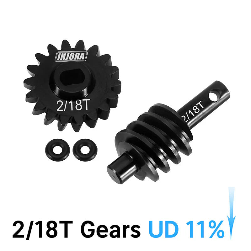 INJORA Underdrive Gears 18/2 Tooth 11%