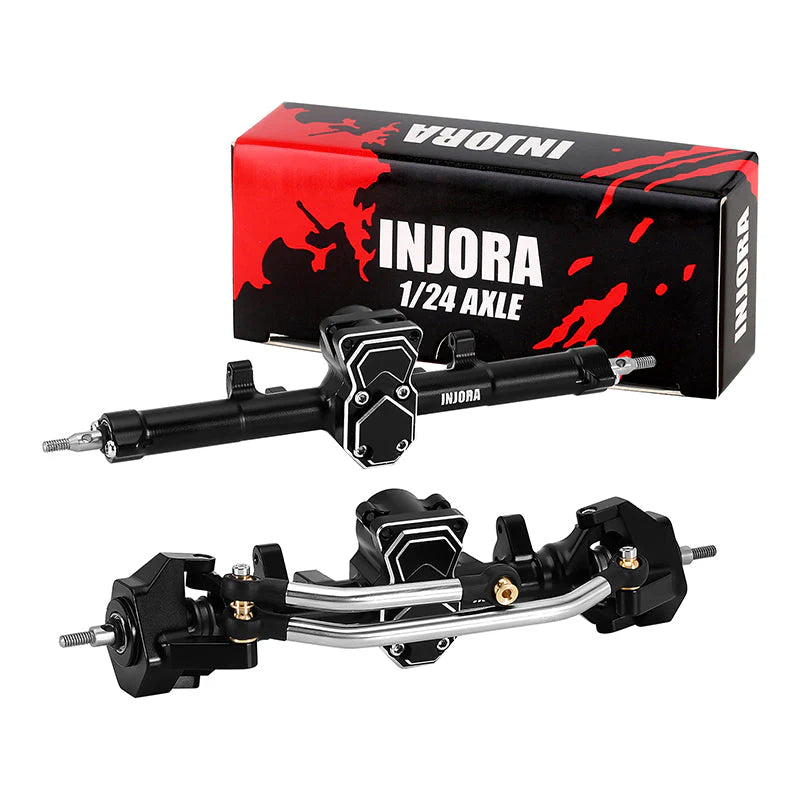 INJORA +4mm ProSteer Double Joint Aluminum Axle