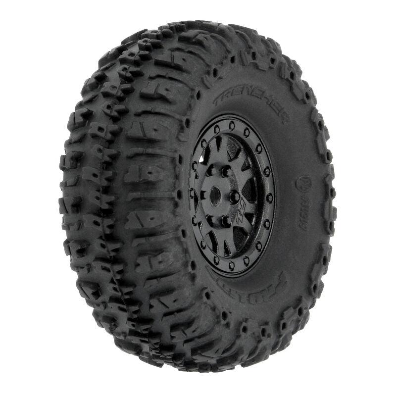 Proline Trencher 1.0" Tires Mounted Black Impulse (4)
