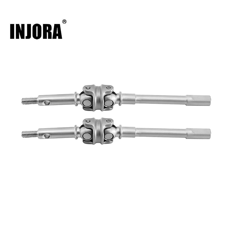 INJORA +4mm Double Joint Shafts ProSteer & Planet Front Axle