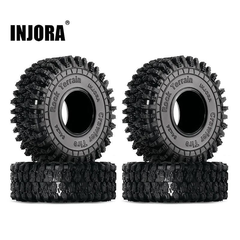 INJORA Super Soft Sticky 1.0 Crawler Tires 64mm T1011