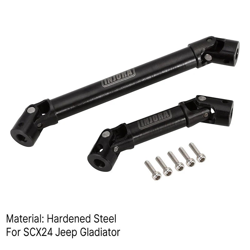 INJORA Steel Center Drive Shafts Gladiator