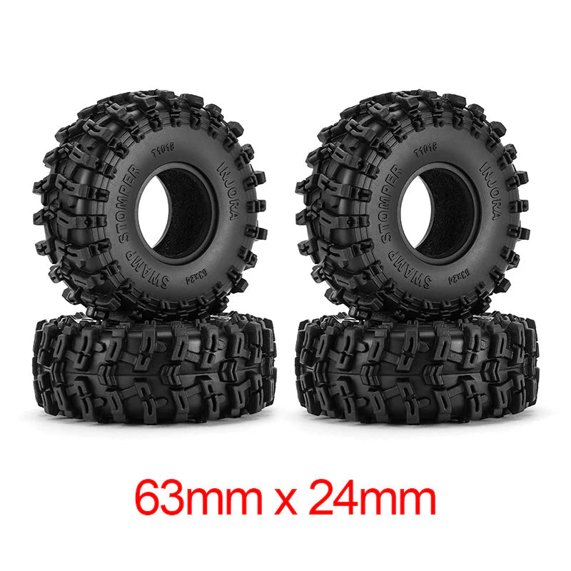 INJORA Swamp Stomper 1.0" Tires 63mm T1018
