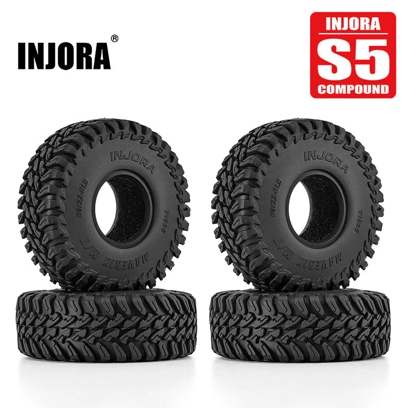 INJORA 1.0" 63mm MAVERIX M/T Tires T1025