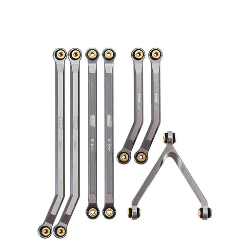 INJORA 7pcs High Clearance Links Deadbolt Grey