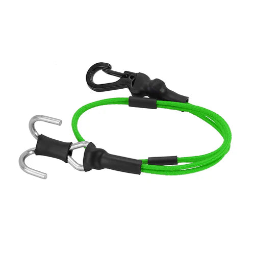 INJORA 270mm Elastic Strap Rescue Rope with Hooks Green