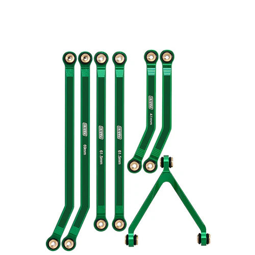 INJORA 7pcs High Clearance Links Deadbolt Green