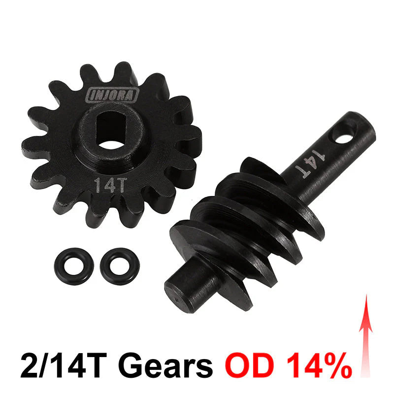 INJORA Overdrive Gears 14/2 Tooth 14%