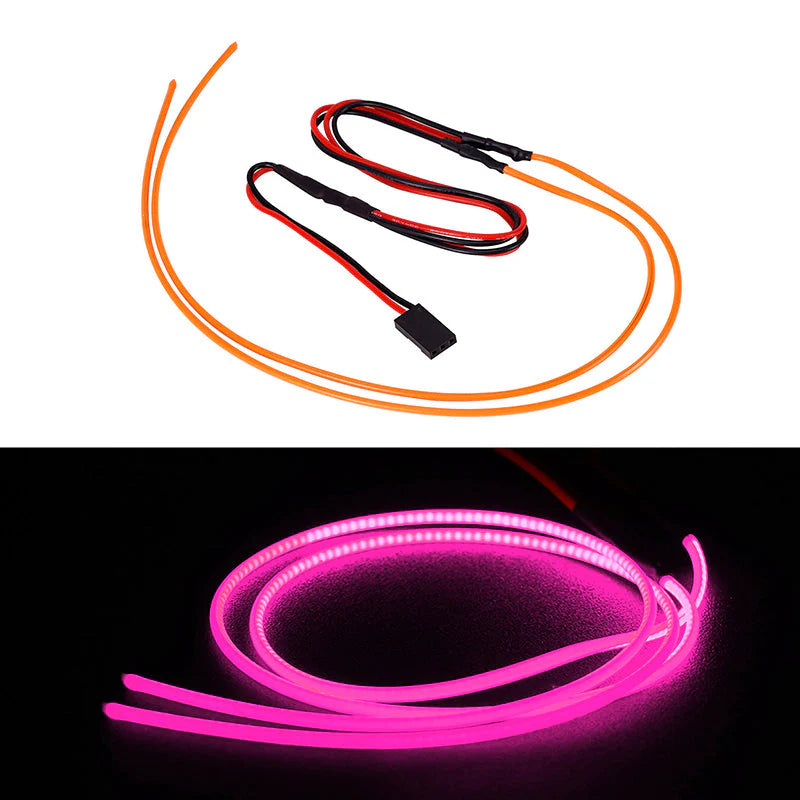 INJORA Flexible Cuttable LED Strip Lights Pink