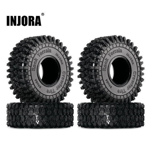 INJORA Super Soft Sticky 1.0 Crawler Tires 64mm T1011