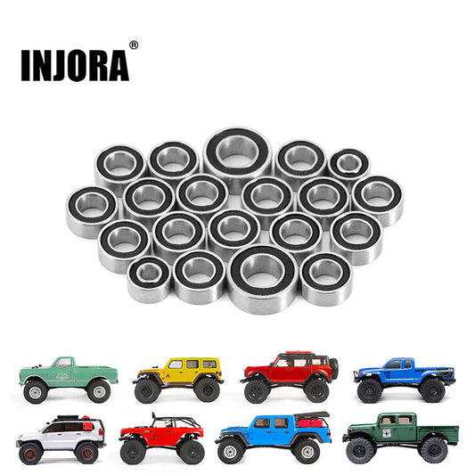INJORA Sealed Steel Bearing Kit (20 pcs)